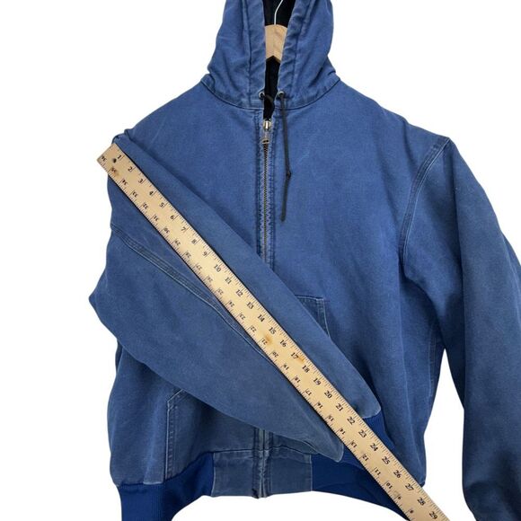 Carhartt Active Jacket Quilt Lined Mens Large J68 BLU Blue Sandstone - Picture 7 of 16